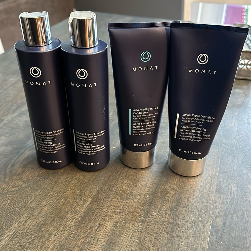 Monat Intensive Repair Shampoo,Advanced Hydrating Cond, Intense Hair Cond